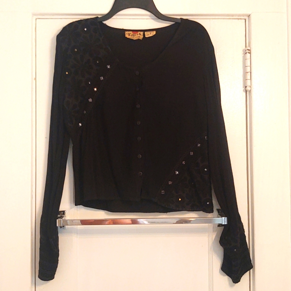 Vintage rayon blouse from India by Kaush collection